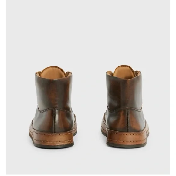 Wooster Artisanal Leather High Top Sneakers